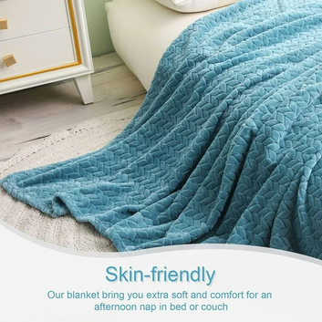 Ultra Soft & Cozy Fleece Blanket - Blue