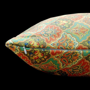 Pack of 2 jacquard printed cushion covers