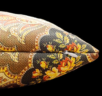 Pack of 2 jacquard printed cushion covers