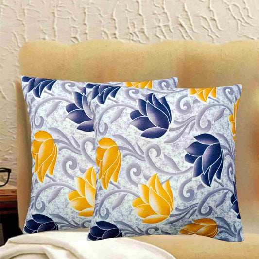 Pack of 2 jacquard printed cushion covers